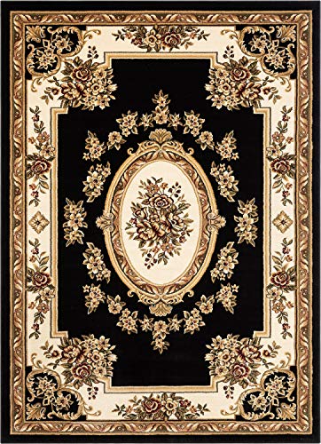 Well Woven Timeless Le Petit Palais Traditional 3633 Area Rug, 15'0" x 10'11", Black