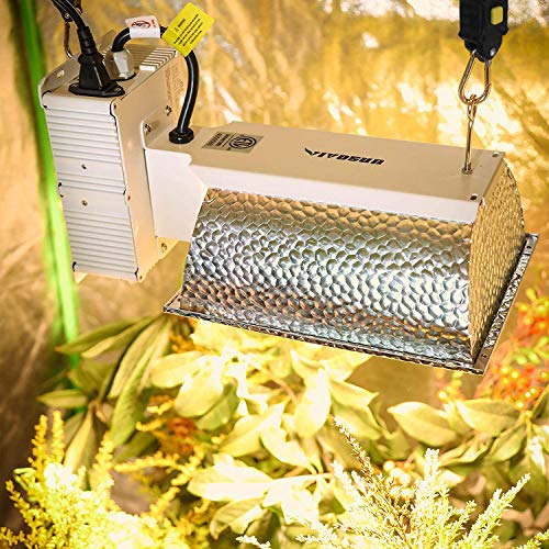 VIVOSUN 315W Ceramic Metal Halide CMH/CDM Grow Light Kit, ETL Listed, High-Reflectivity Vega Aluminum Hood, 120/240V Ballast, Full-Spectrum CMH Hydroponic Grow Light and Suspension System