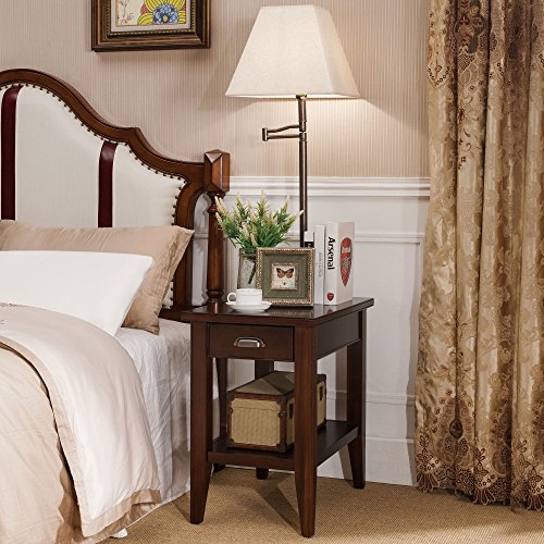 Leick Laurent Chairside lamp table