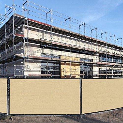 Patio Paradise Fence Privacy Screen Backyard Shade Windscreen Mesh Fabric Brass Grommet 88% Blockage 3 Years Warranty Customized