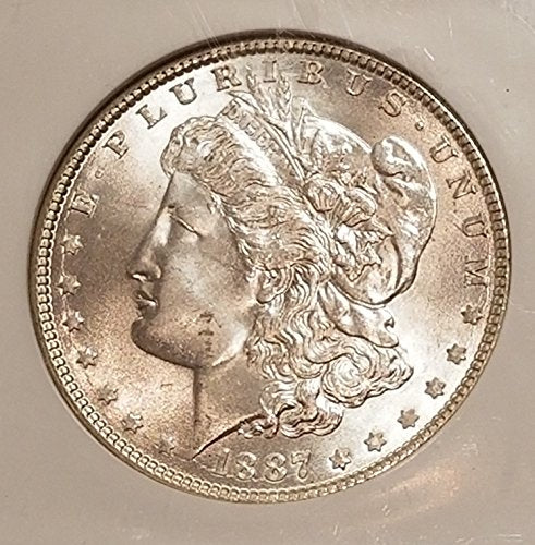 1887 Morgan Silver Dollar $1 MS-65 NGC