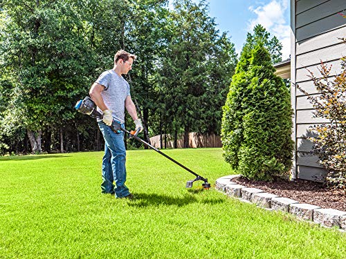 LawnMaster NPTGSS2617A No-Pull Straight Shaft Trimmer 26cc 2-Cycle, Black