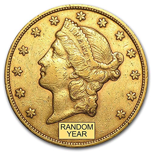1850-1907 $20 Liberty Gold Double Eagle VF (Random Year) G$20 Very Fine