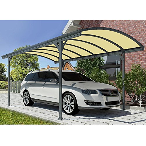 Coarbor Rectangle 6'x14' Straight Edge Waterproof Sun Shade Sail with Grommets for Pergola Patio Gazebo Pool Awning