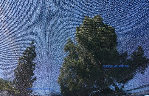 SHANS Shade Cloth Fabric Black 40% Sunshine Ultraviolet Blocking Rate Free Clips (10ft x 100ft)