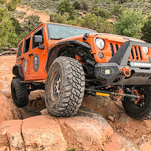 ARIES 1500201 Black Aluminum Front Jeep Wrangler JK Fender Flares