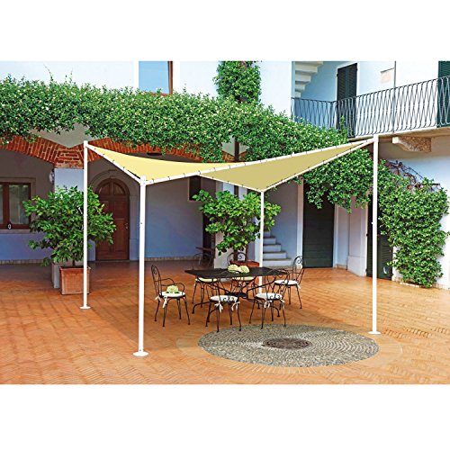 Coarbor Rectangle 6'x14' Straight Edge Waterproof Sun Shade Sail with Grommets for Pergola Patio Gazebo Pool Awning