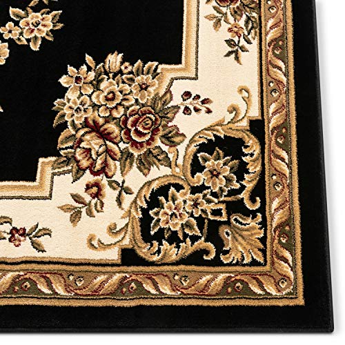 Well Woven Timeless Le Petit Palais Traditional 3633 Area Rug, 15'0" x 10'11", Black