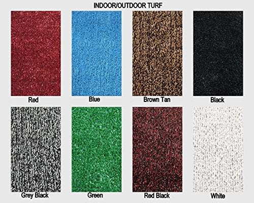 Colorful Outdoor Turf Rugs Lightweight & Flexible For Easy Transportation Many Sizes & Colors To Choose From 10' x 14' Green