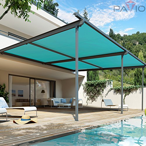 Patio Paradise 8' x 133' Sunblock Shade Cloth Roll,Turquoise Green Sun Shade Fabric 95% UV Resistant Mesh Netting Cover for Outdoor,Backyard,Plant,Greenhouse,Barn