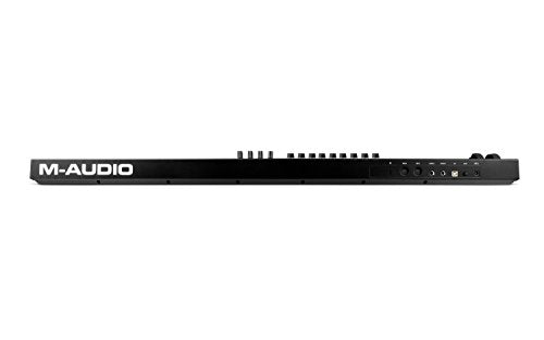 M-Audio Code 61 (Black) | USB MIDI Controller With 61-Key Velocity Sensitive Keybed, X/Y Pad, 16 Velocity Sensitive Trigger Pads & A Full-Consignment of Production/Performance Ready Controls