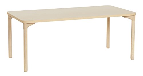 30"x60" Rectangular All-Purpose Play & Work Table with 26" Wood Legs - Pack of 1