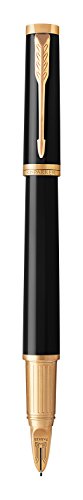 PARKER Ingenuity 5th Technology Pen, Deluxe Black Red, Medium Point with Black Ink Refill