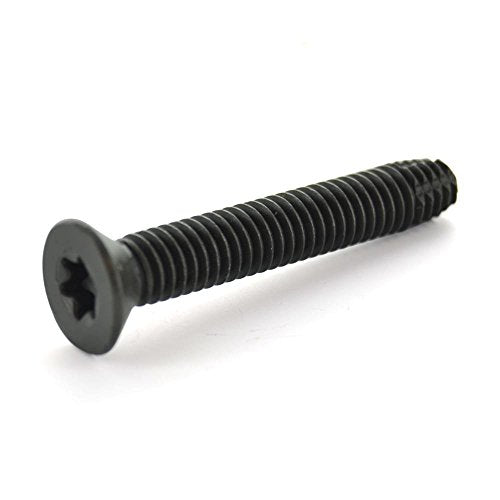 1/4-20 x 5 Flat Head Floorboard Thread Cutting Screws, Type F, (Star - Six Lobe Drive), Black Phosphate Finish, Countersunk, T-30 Drive (Carton: 300pcs) Alloy Steel