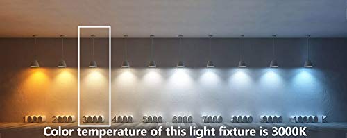 Leniure Black Square Cube LED Light Pendant Lamp Chandelier Lighting Fixture 34" Wide 16" Deep 20" High, Warm White 3000K