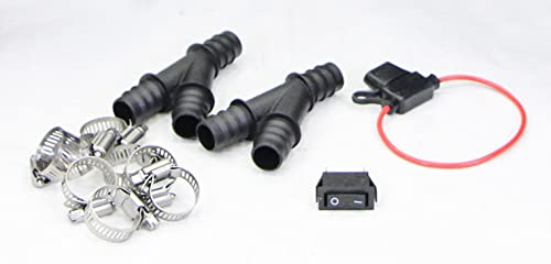 13,000 BTU 12V Low Profile Universal Auxiliary Cab Heater Car, UTV, Truck, Van