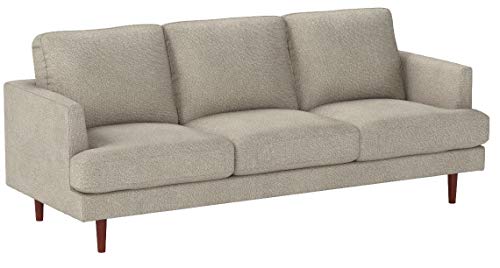 Rivet Goodwin Modern Sofa, 88.6"W, Light Grey