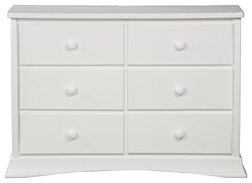 Delta Children Bentley Six Drawer Dresser, White