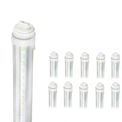LED Tube Light,R17D 5FT 24W F60T12/CW/HO,Vending Cooler Freezer Fluorescent Replacement (10-Pack 5500k)