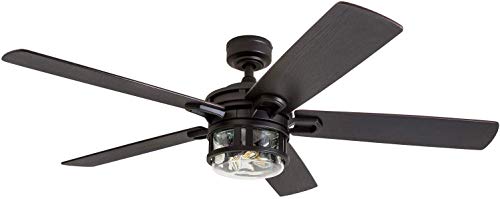 Honeywell Ceiling Fans 50690-01 Bonterra, 52 inches, Matte Black