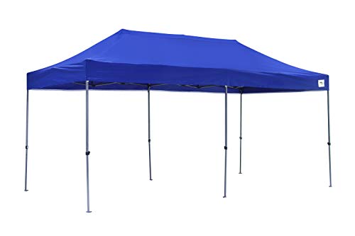 10 x 20 ft Outdoor EZ Pop Up Canopy Tent Commercial Instant Sun Shelter Adjustable Folding Gazebo Party Waterproof Tent with Heavy Duty Roller Bag
