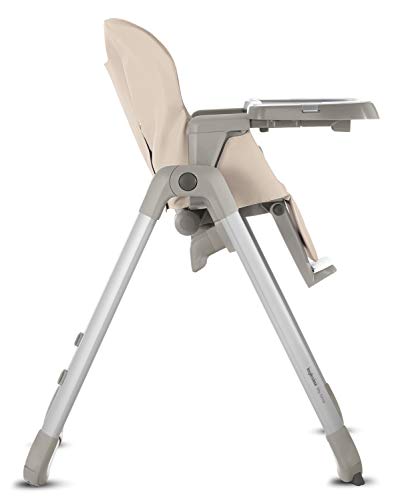 Inglesina MyTime Baby High Chair - Removable Tray, Easy-Clean Foldable High Chair - Butter Color