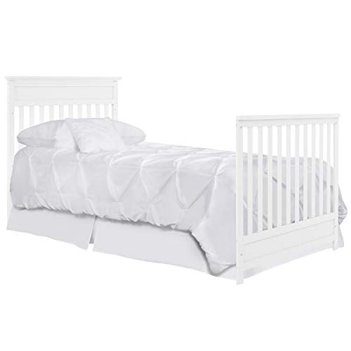 Dream On Me Harbor 4-in-1 Convertible Mini Crib White