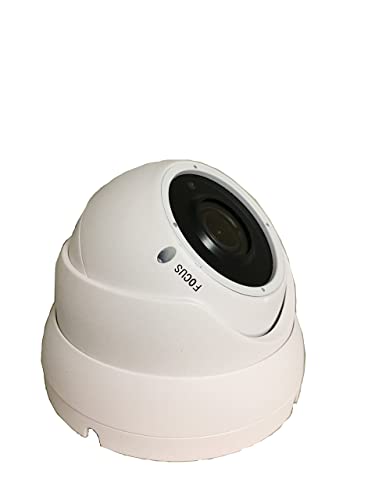 101AV 5 Megapixel 4in1 TVI/AHD/CVI/CVBS(960H) 2.8-12mm Lens Security Surveillance Dome Camera DWDR IR Cut OSD menu for Indoor Outdoor CCTV Home Office (White) (3 Pack)