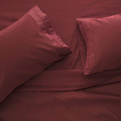1000 Thread Count Bed Sheet Sets Luxurious 100% Egyptian Cotton Deep Pocket Sheets  King Size White
