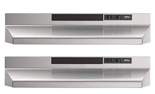 Broan-NuTone 403004 ADA Capable Under-Cabinet Range Hood, 30-Inch, Stainless Steel (Twо Расk)