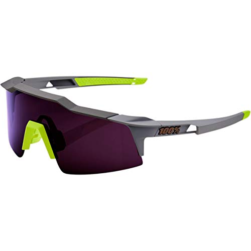 100% Men's Speedcraft Sunglasses,One Size,Purple/Mauve