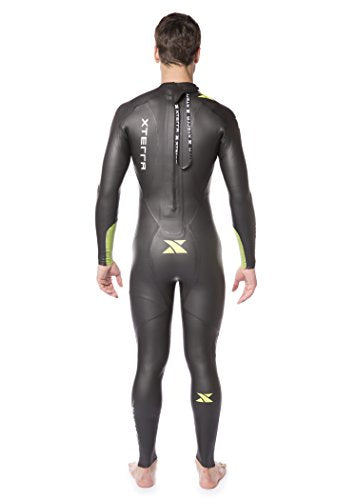 Xterra Wetsuits Men's Volt Triathlon Wetsuit  Full Body Neoprene 3mm Thickness Small