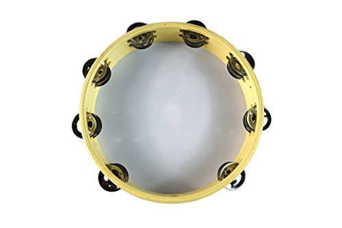 10-Pack 10" Dove Bible Tambourine Double Row Jingle Percussion Instrument Church