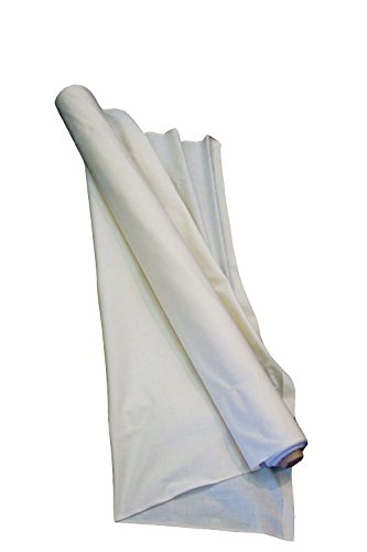 LA Linen 50-Inch Wide Unbleached Cotton Muslin, 25-Yard Roll, 25 Yard, 3.5 OZ
