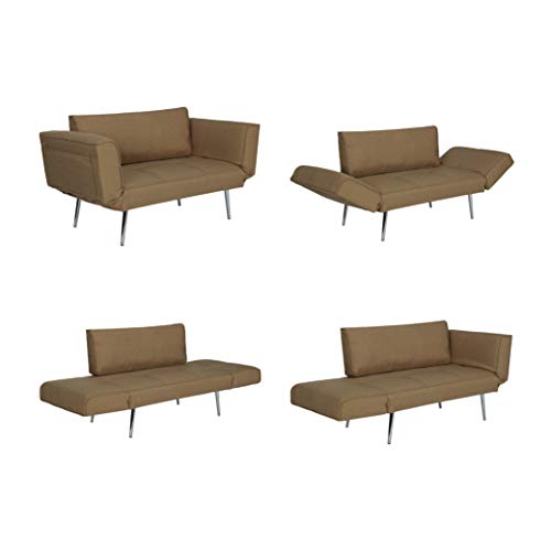 Novogratz Leyla Loveseat, Tan