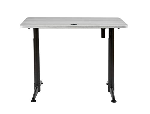 ApexDesk Vortex Series M Edition 48" Electric Height Adjustable Standing Desk (Memory Controller, 48" Rustic Grey Top)