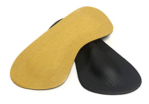 Leather Heel Grips Liner,Non Slip Inserts for Men Women Shoes Too Big,Shoe Filler Improved Shoe Fit and Comfort,Prevent Blisters (Black, Thick)