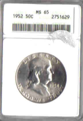 1952 Franklin Half Dollar - Certified