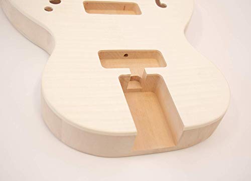 The FretWire DIY Electric Guitar Kit Hollow Body Style Build Your Own Guitar Kit - Parlor