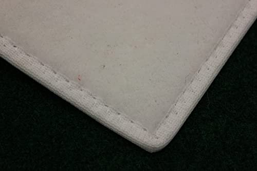 Large Custom Cut-to-Fit Trade-Show Area Rug Carpets. Custom Sizing Available to Choose from (12x18, White)