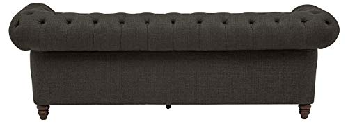 Stone & Beam Bradbury Chesterfield Classic Sofa, 92.9"W, Pepper