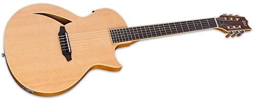 ESP LTD TL-6N Thinline Acoustic Electric Nylon String Guitar, Natural