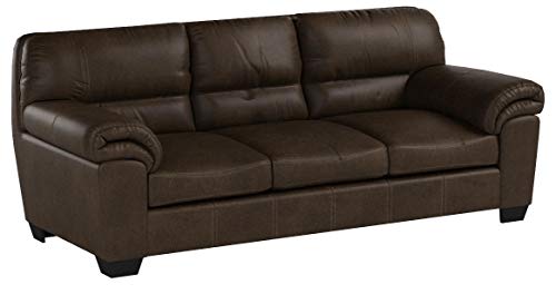 Signature Design by Ashley - Bladen Contemporary Plush Upholstered Sofa, Coffee Brown