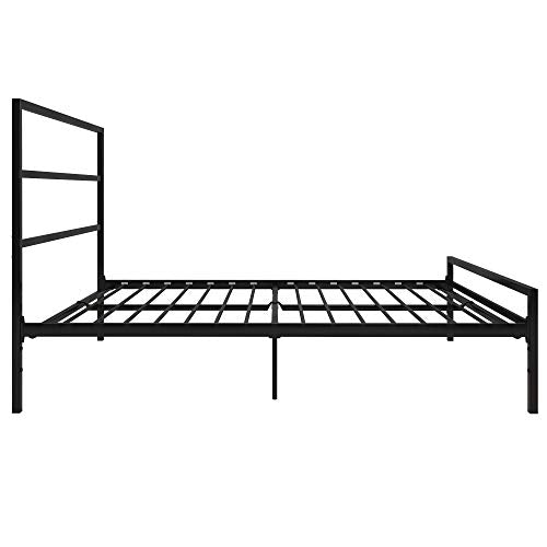 DHP Miles Metal Full Bed, Black