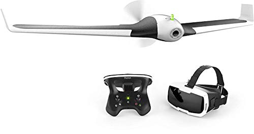 (Renewed) Parrot Disco FPV – Easy to fly fixed wing drone, up to 45 minutes of flight time, 50 mph top speed, FPV goggles
