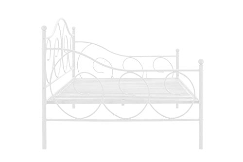 DHP Victoria Metal Daybed with Memoir 8" Mattress, Full