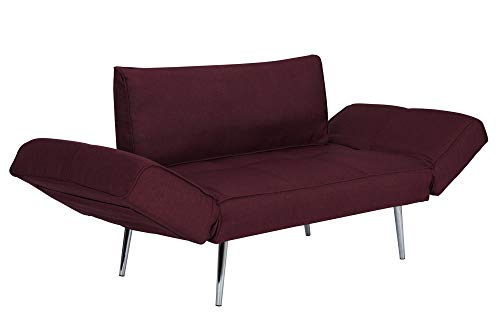 Novogratz Leyla Loveseat, Berry