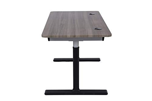 ApexDesk Vortex Series 60" 6-Button Electric Height Adjustable Sit to Stand Desk (Memory Controller, Fox Teakwood Top)