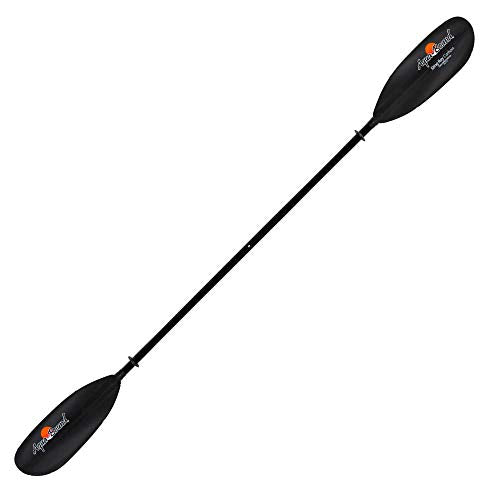 AQUA BOUND Sting Ray Carbon 2-Piece Kayak Paddle, Black CR Blade/Carbon Snap Button Shaft, 250 cm