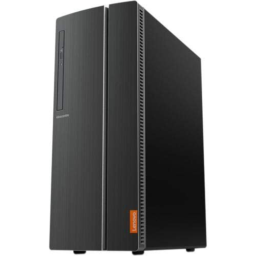 Lenovo Ideacentre 510A-15Icb 90HV001VUS Desktop Computer - Core i5 i5-8400 - 8 GB RAM - 128 GB SSD - Tower - Black - Windows 10 Home 64-bit - Intel UHD Graphics 630 - DVD-Writer - Wireless LAN
